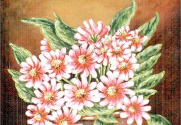 2003 – Floral 1 – Acrílica s madeirite – estilo impressionista