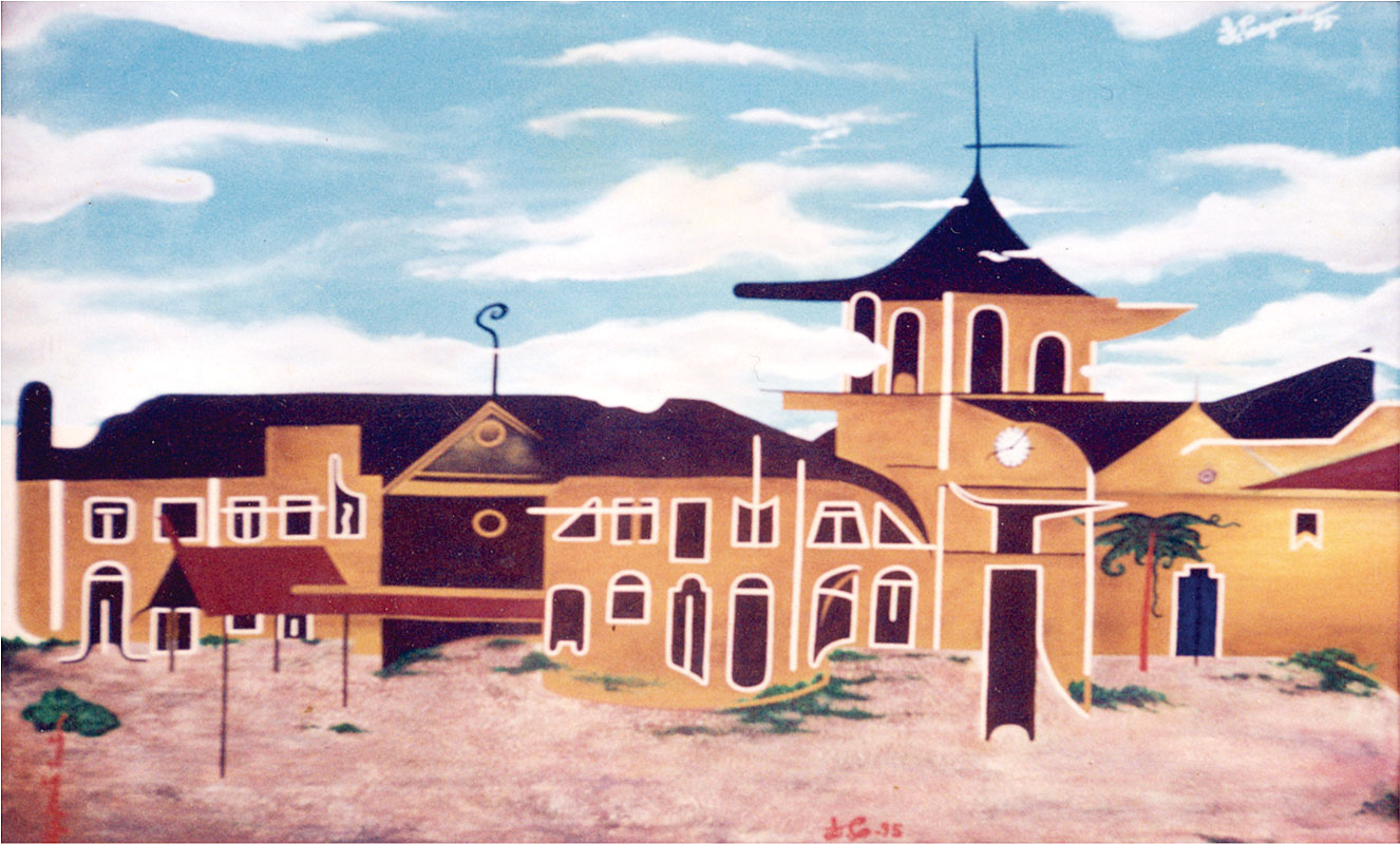 1995 – Colégio Padre Anchieta – Acrílica s tela – estilo tracista