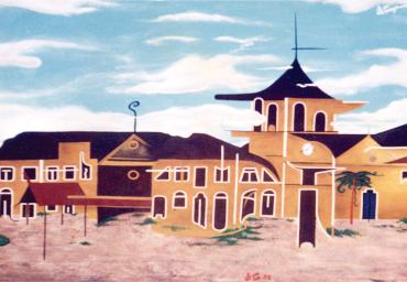 1995 – Colégio Padre Anchieta – Acrílica s tela – estilo tracista