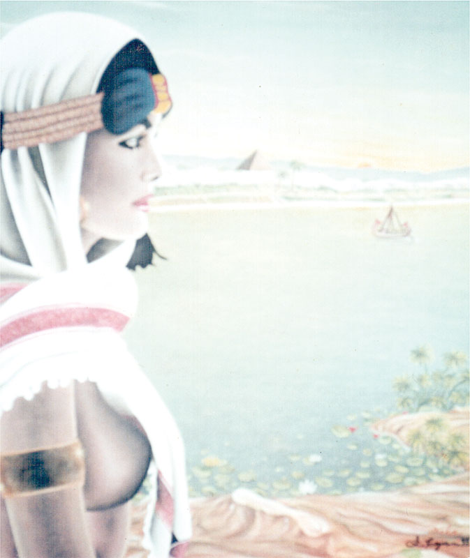 1995 – Nilo – Giz pastel s cartão – estilo clássico