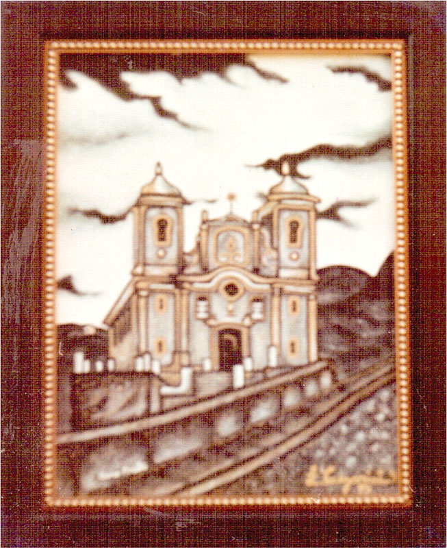 1995 – Ouro Pre4to –  Acrílico s tela – estilo clássico
