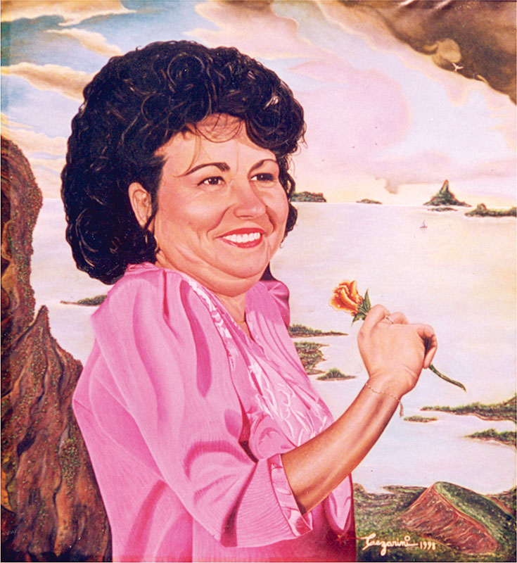 1998 – Retrato de Lucimar – Acrílica s tela – estilo clássico