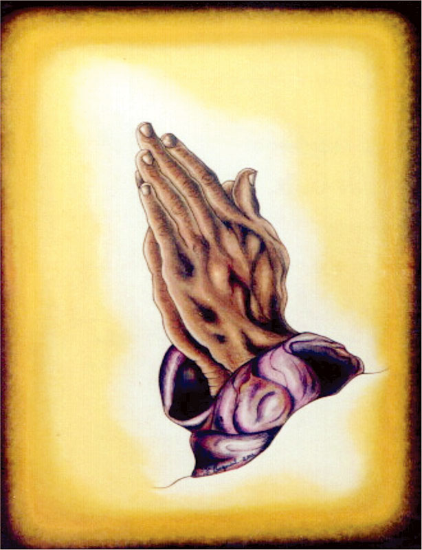 2001 – Divina Prece – Acrílica s tela – estilo clássico