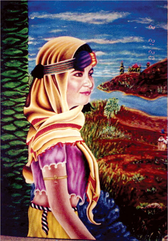 2001 – Retrato de Berenice – Acrílca s tela – estilo clássico