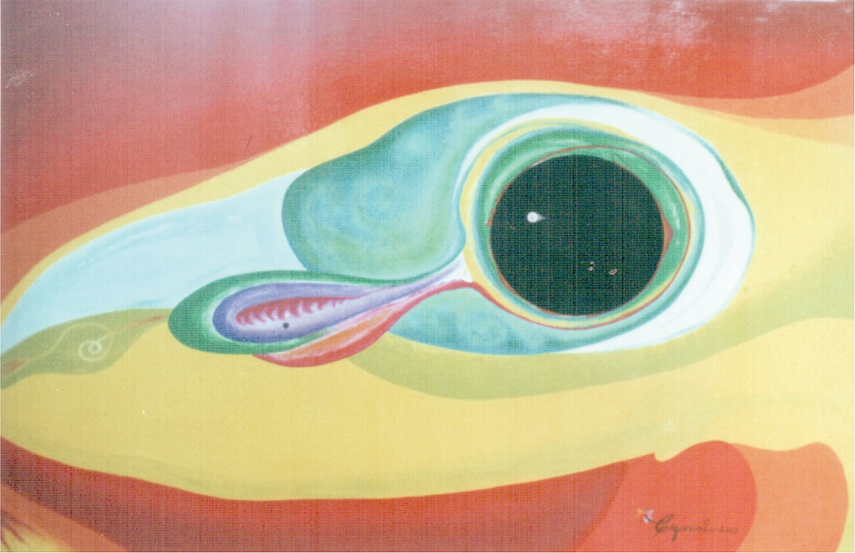 2002 – Revolução Cósmica 2 – Acrílica s madeirite – estilo abstrato