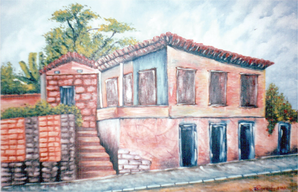 2003 – Casarão de Giuseppe Cezarini – Óleo s tela – estilo impressionista