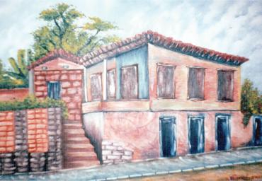 2003 – Casarão de Giuseppe Cezarini – Óleo s tela – estilo impressionista
