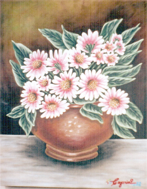 2003 – Floral 2 – Acrílica s tela – estilo impressionista
