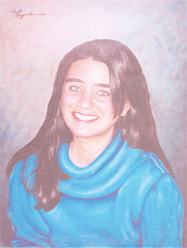 2004 – Retrato de Juliana – Acrílica s tela – estilo clássico