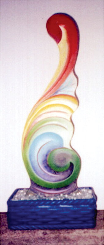 2005 – Flor da Meditação – Escultura de acrílica s madeira – estilo modernista