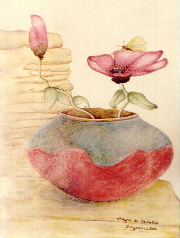 1994 – Alegria de Borboleta – Aquarela – estilo clássico